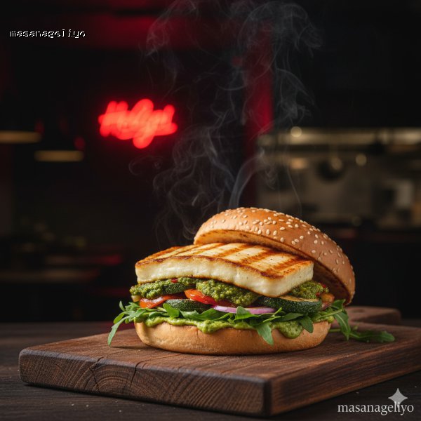 Halloumi Veggie Burger