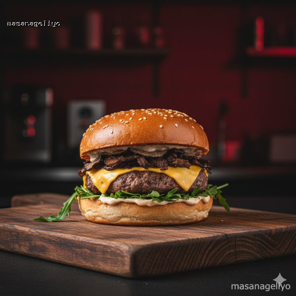 Truffle Mushroom Burger