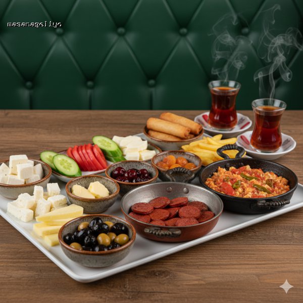 2 Kişilik Serpme Kahvaltı