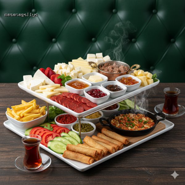 4 Kişilik Serpme Kahvaltı