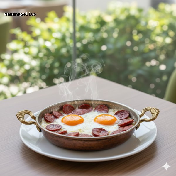 Sahanda Sucuklu Yumurta