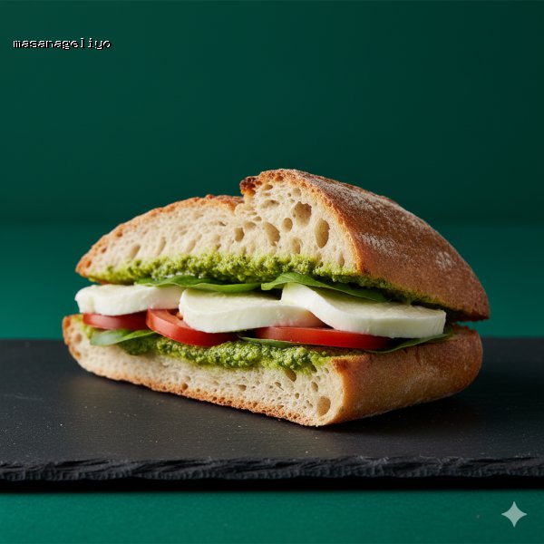 Mozzarella Pesto Sandviç