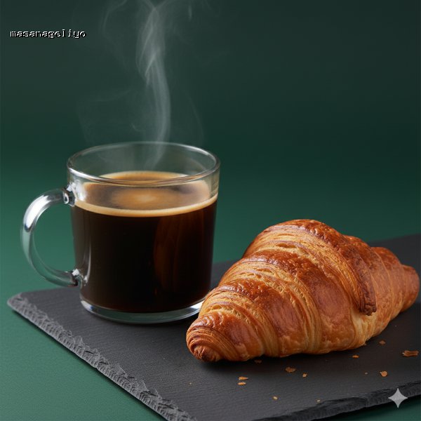 Americano + Tereyağlı Kruvasan