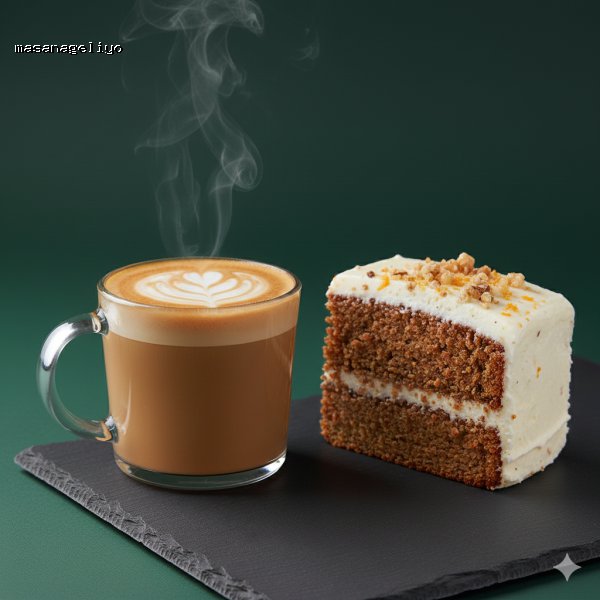 Cappuccino + Havuçlu Kek