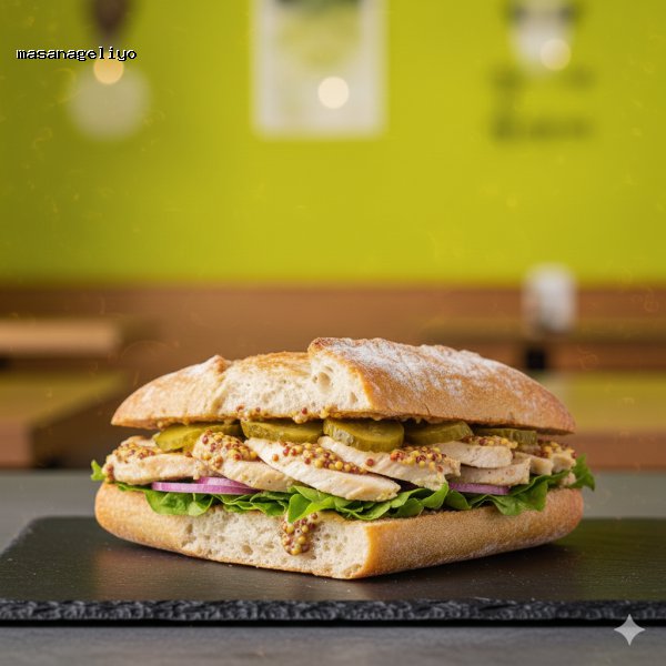 Hardallı Tavuk Sandviç