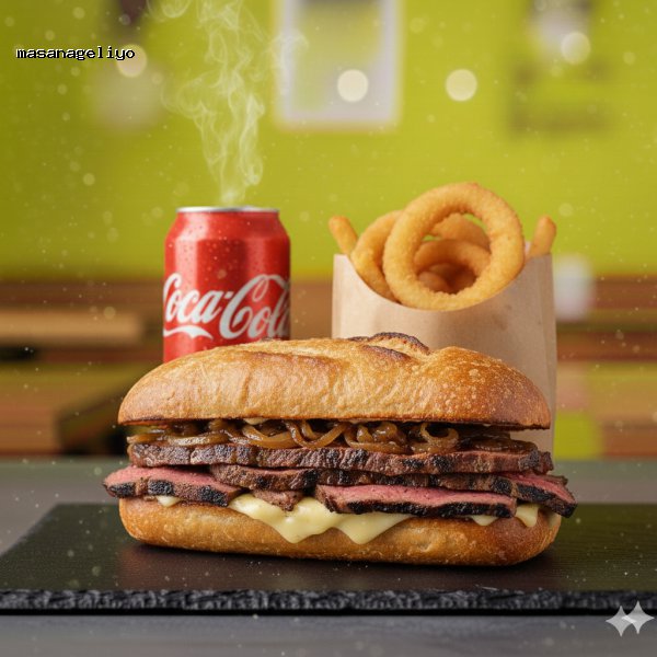 Steak & Cheese Menü