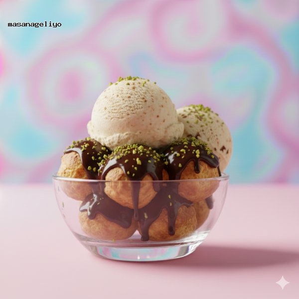 Profiterol Dondurmalı