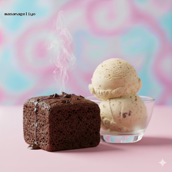 Sıcak Brownie + 2 Top