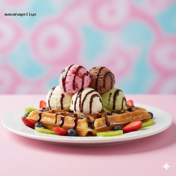 Waffle & Dondurma Set