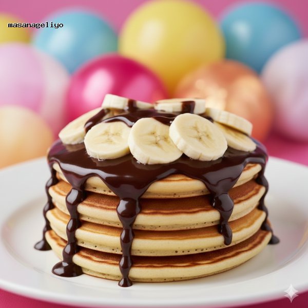 Çikolatalı & Muzlu Pancake