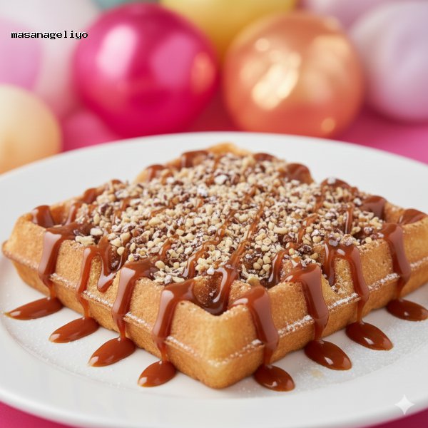 Fındık Karamel Waffle