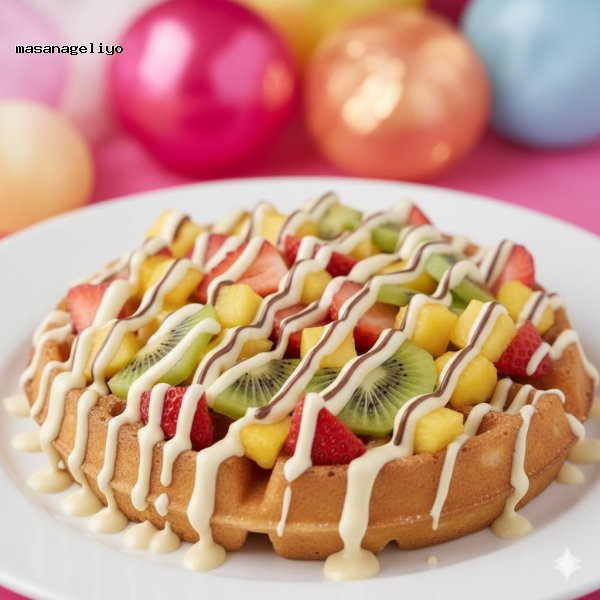 Meyveli Waffle