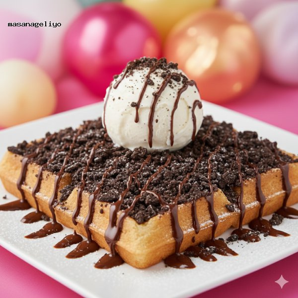 Oreo Crunch Waffle