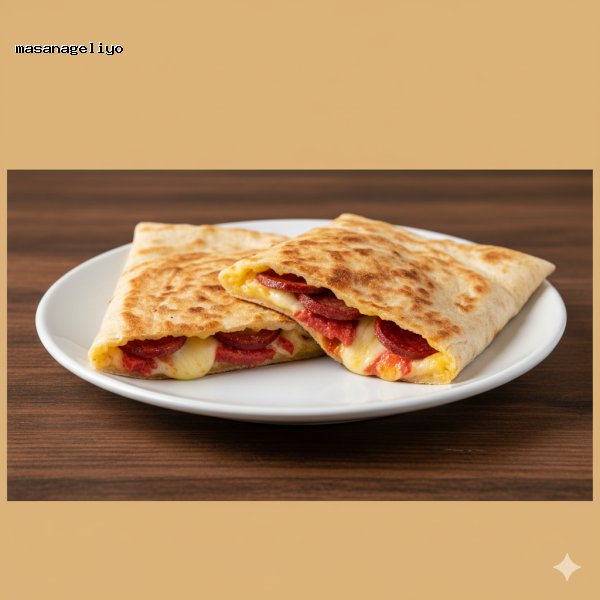 Gözleme Kaşarlı Sucuklu