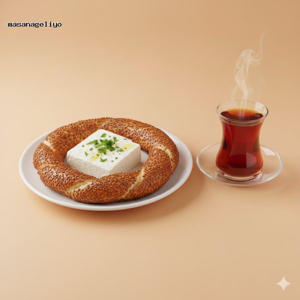 Simit + Peynir + Çay